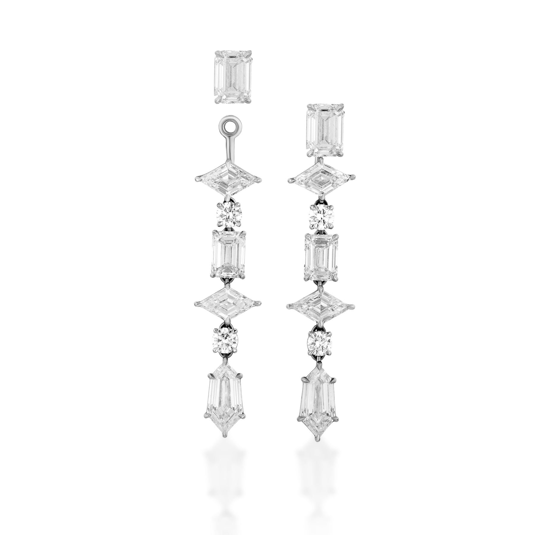 Mixed Shape Tennis Ear Jackets