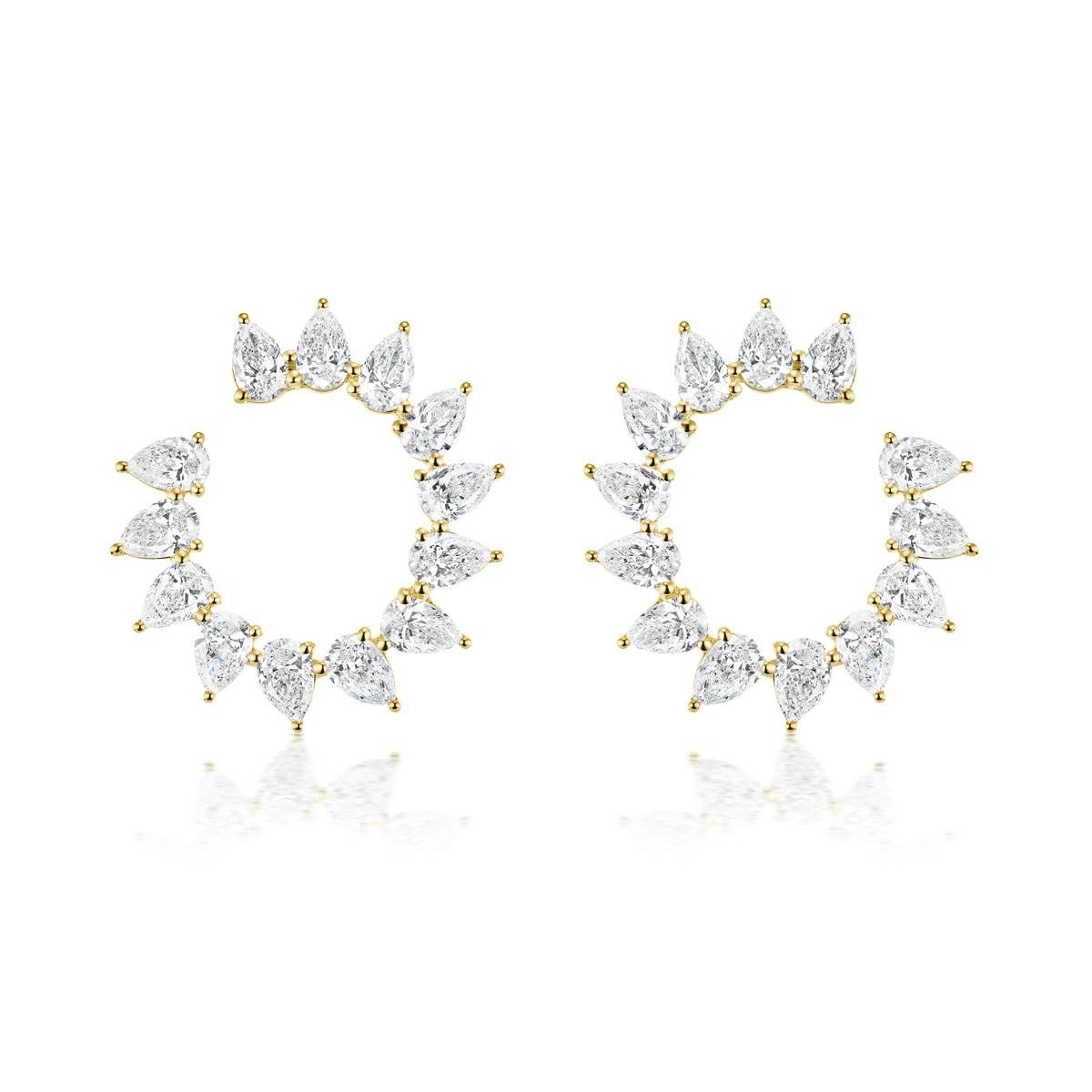 Sunshine Front-to-Back Hoops Small