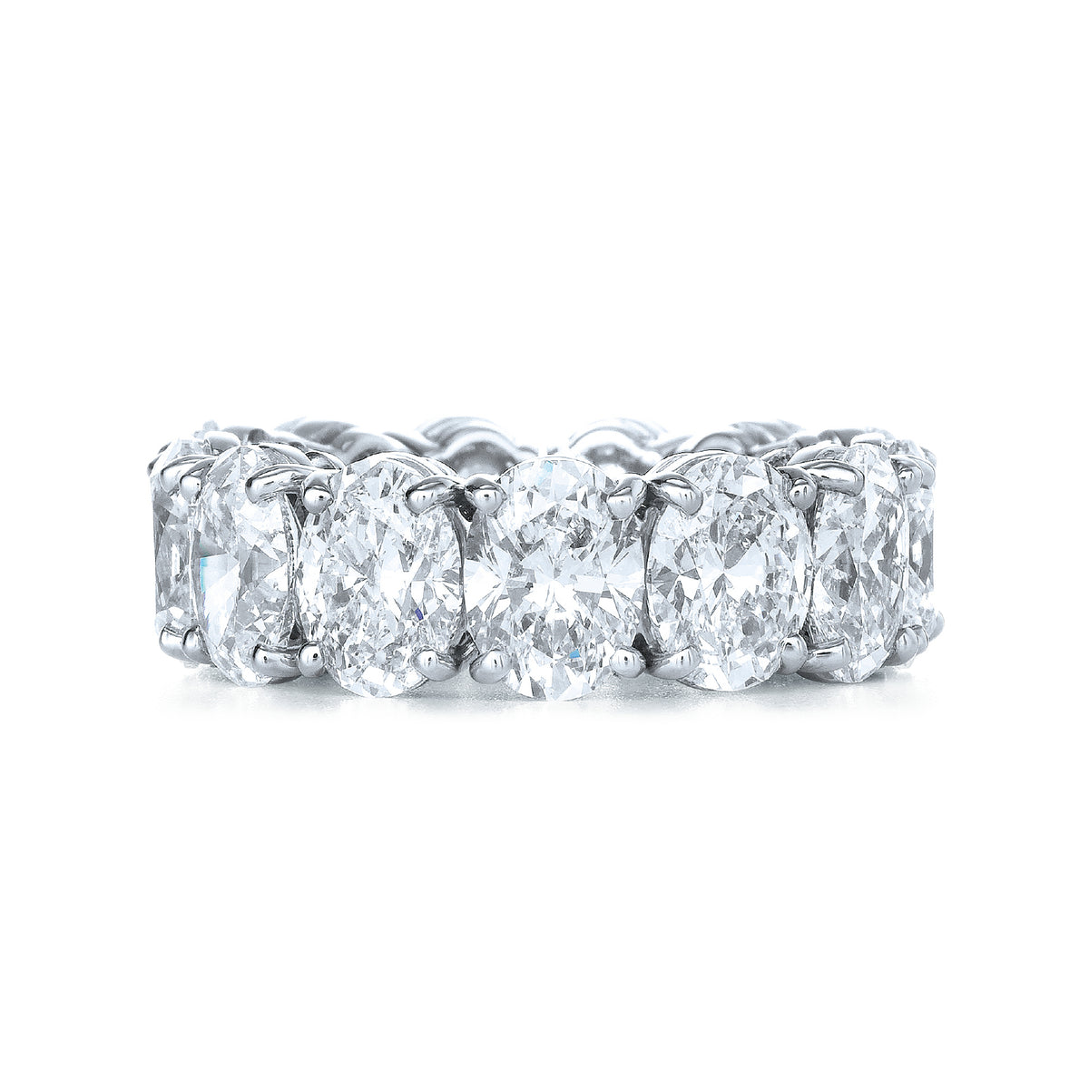 Oval Diamond Eternity Band