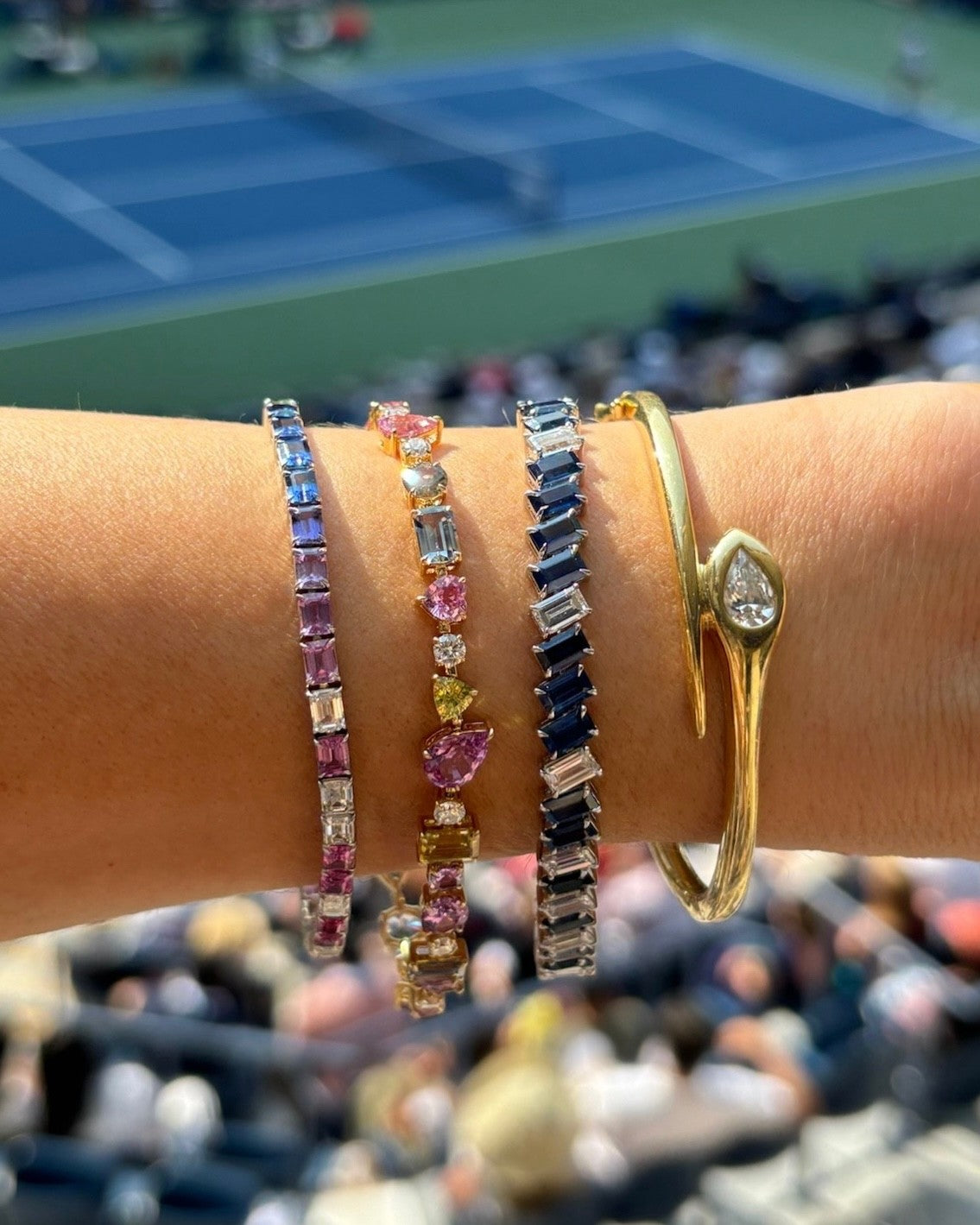 From Line Bracelet to Tennis Bracelet: How Diamonds Got on the Court