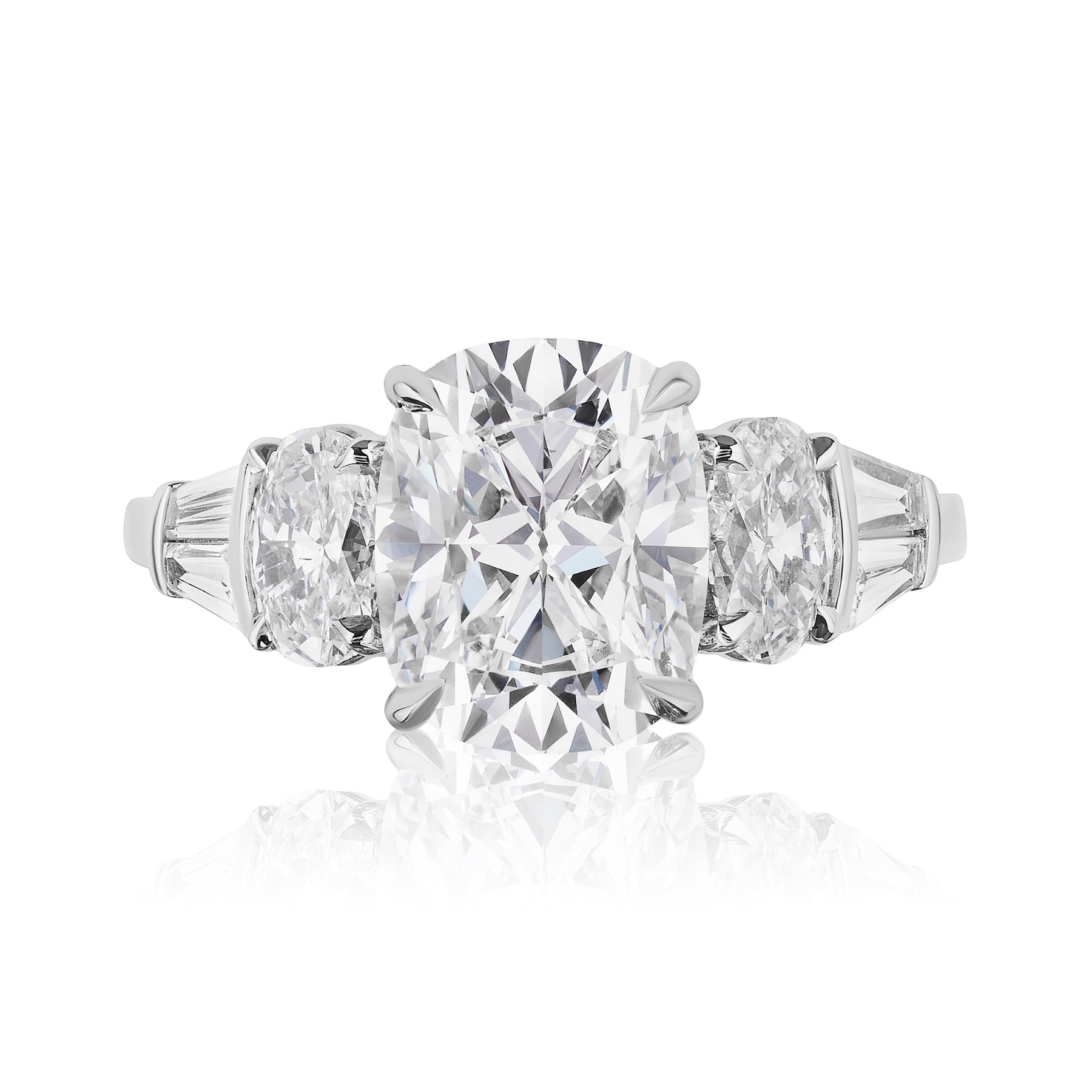 Cushion Cut with Ovals And Double Tapered Baguettes