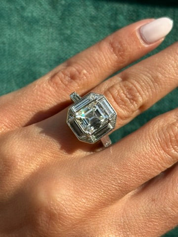 Diamond Ring, Mounted by Oscar Heyman