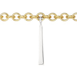 The America250 Ruby, Pearl, Sapphire, and Diamond Charm Bracelet in yellow gold features colorful gemstone charms and sparkling diamonds against a white background.