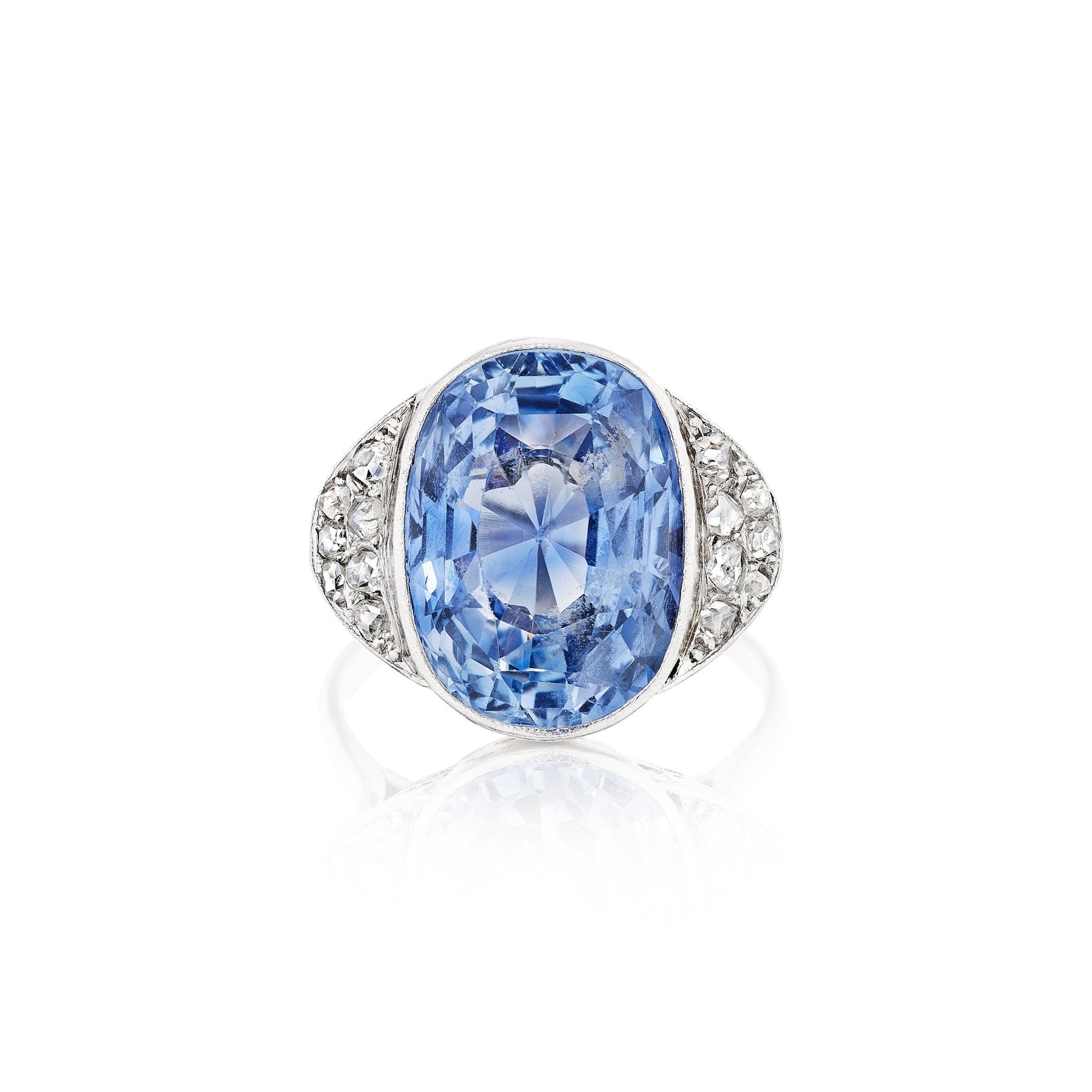 Sapphire and Diamond Ring