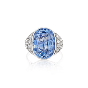 Sapphire and Diamond Ring