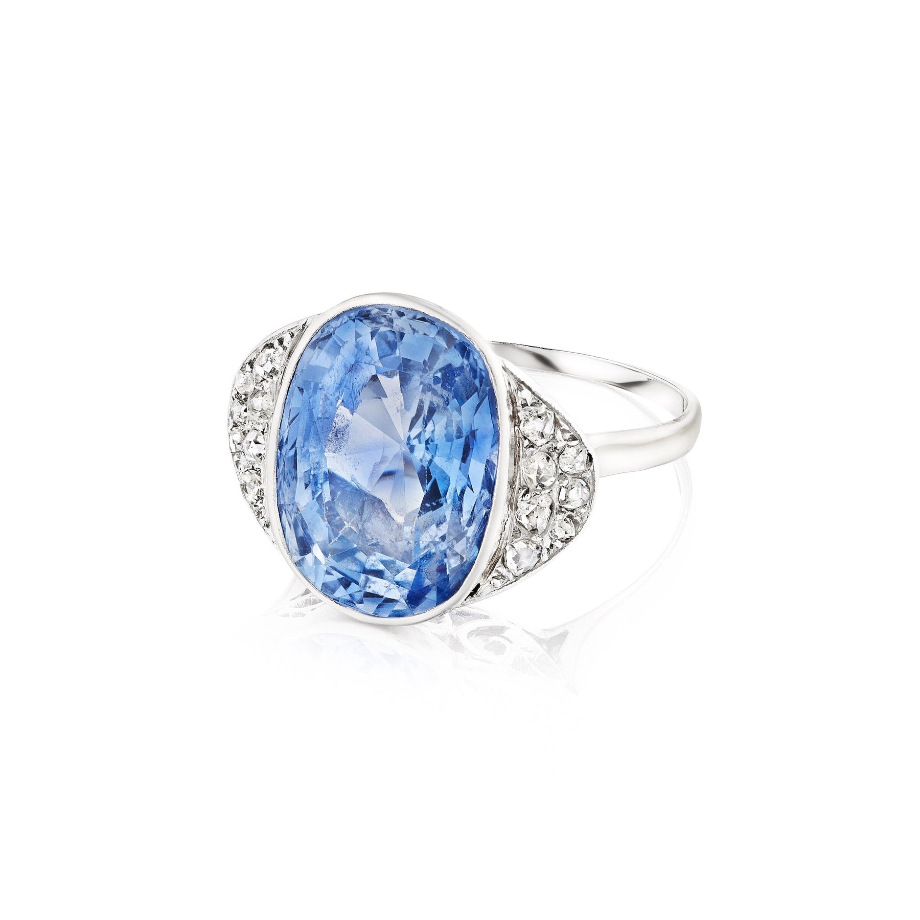 Sapphire and Diamond Ring