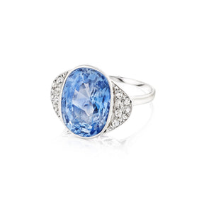 Sapphire and Diamond Ring