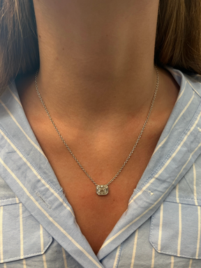 Emerald Cut Mosaic Pendant