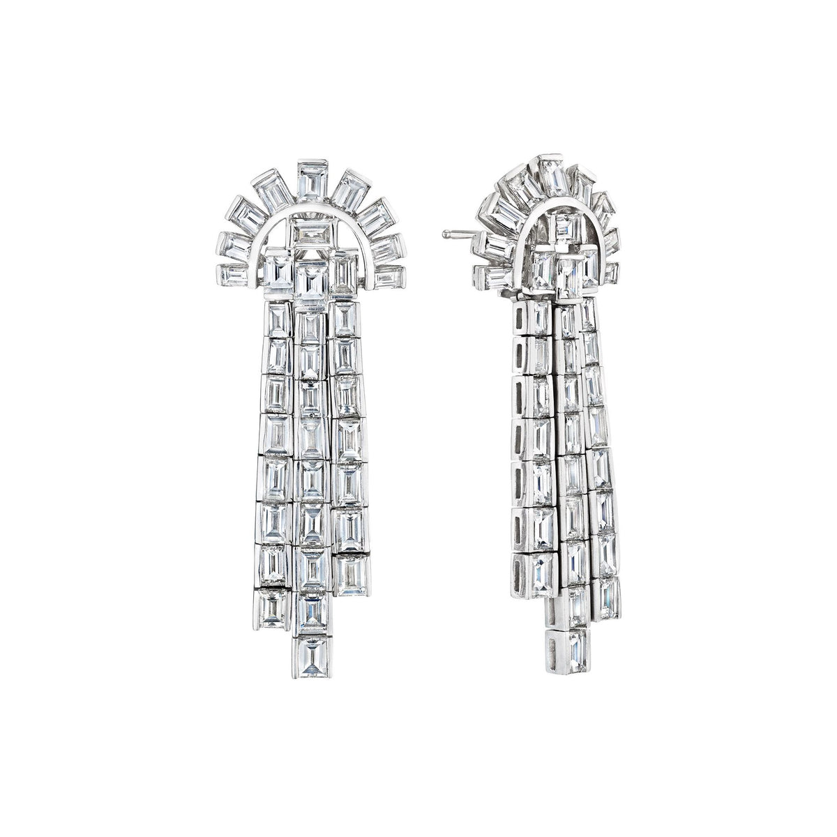 Pair of Diamond Earclips
