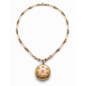 Antique Gold Watch Chain and Victorian Locket