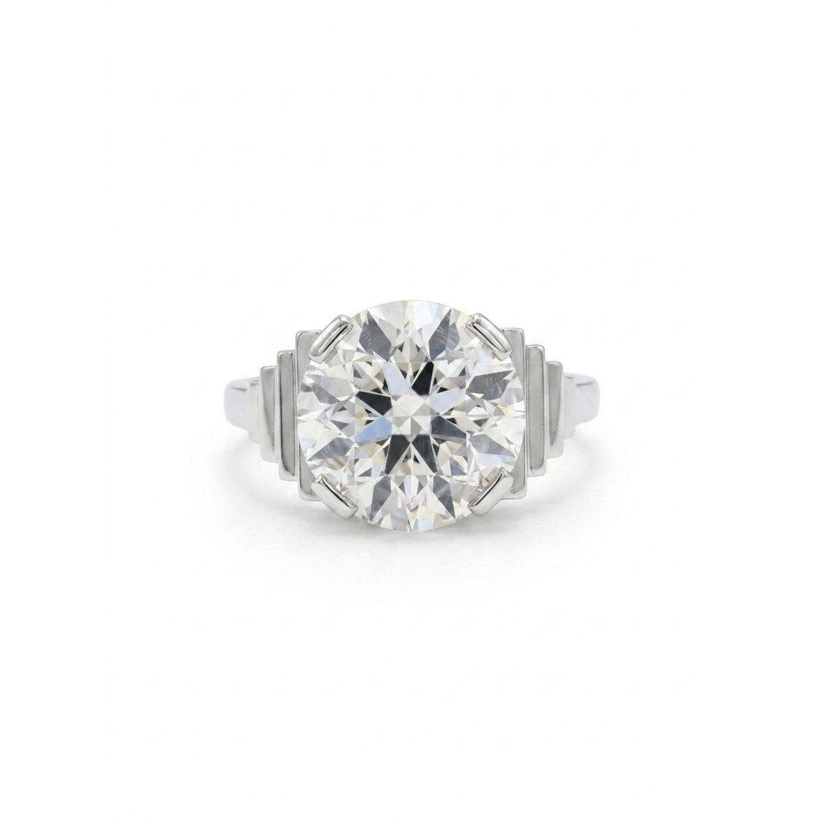Platinum and Diamond Ring