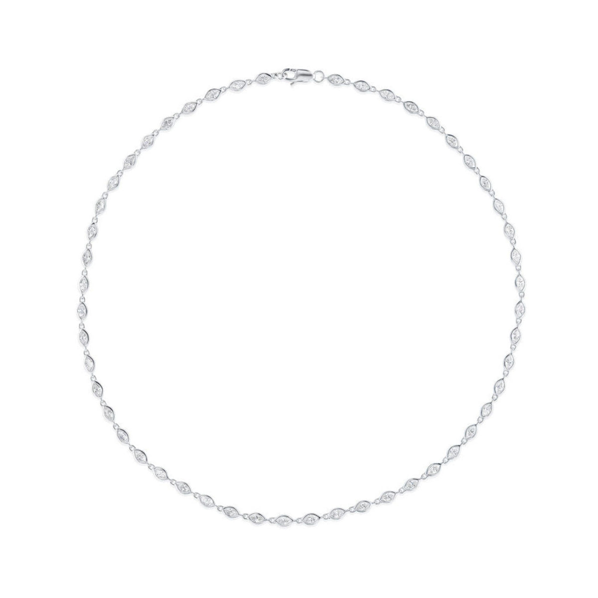 Chasing Marquise Tennis Necklace