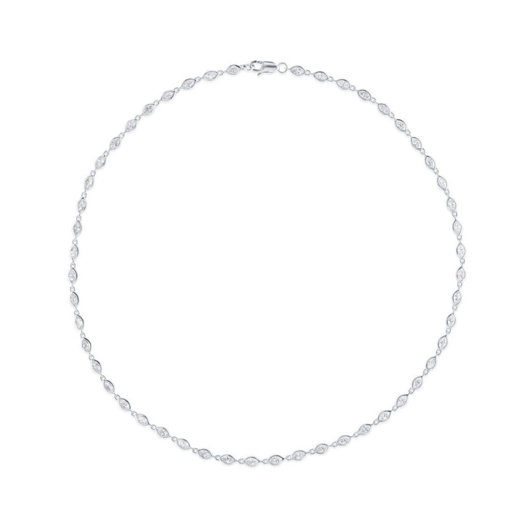 Chasing Marquise Tennis Necklace