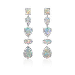 Opal Chandelier Earrings