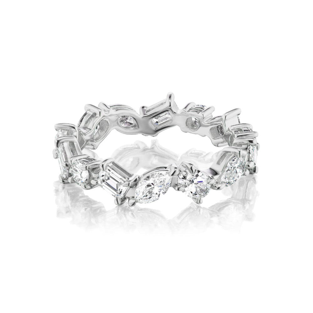 Mixed Shape Eternity Band