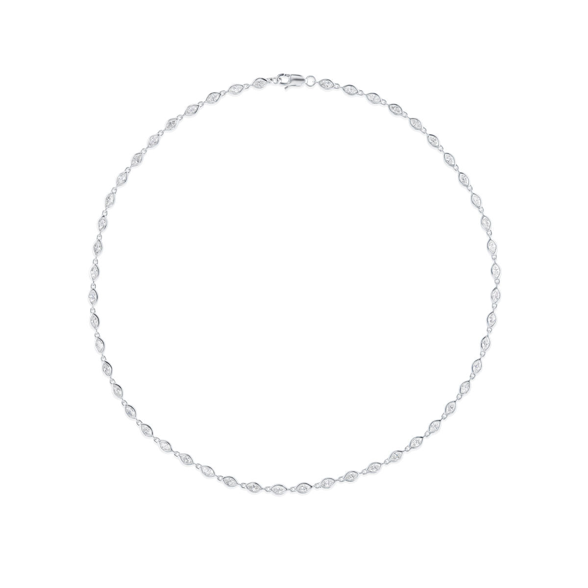 Chasing Marquise Tennis Necklace