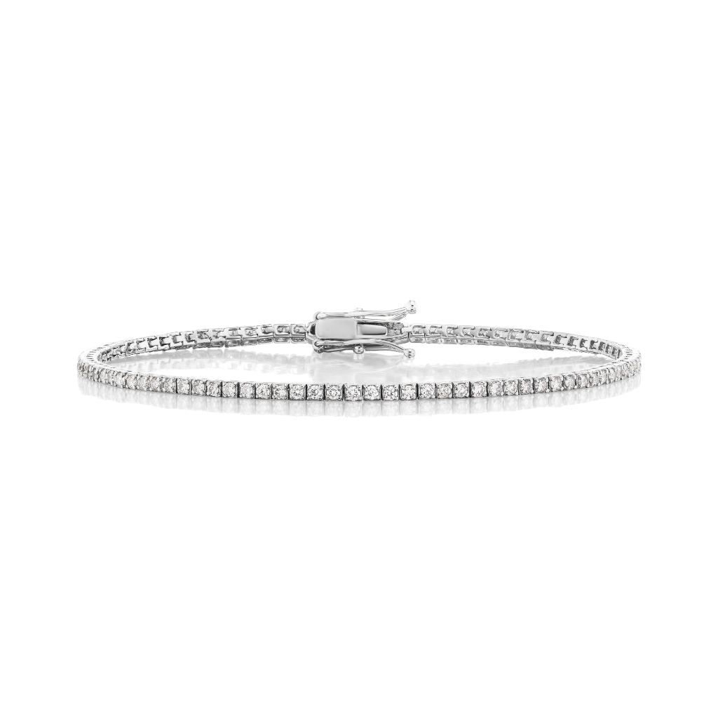 Skinny Diamond Tennis Bracelet - 0.97tcw