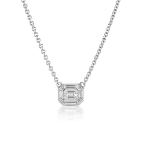 Emerald Cut Mosaic Pendant